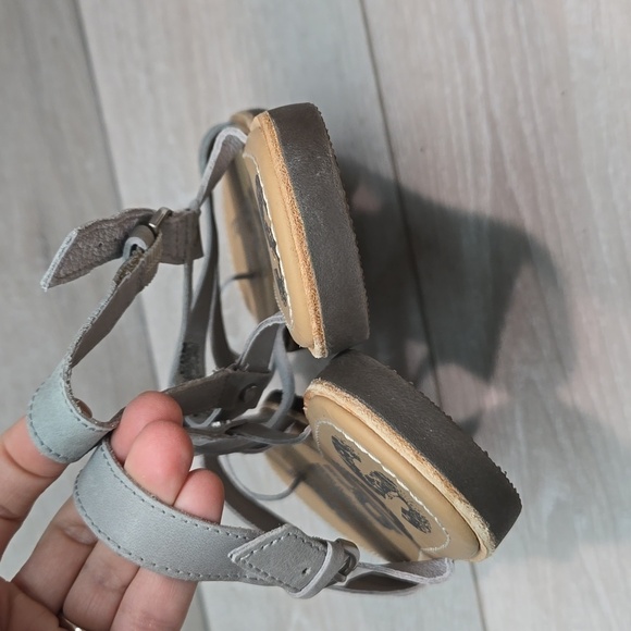 Sorel Women Strappy Leather Loop Toe Sandals Flats shoes sz 9.5 - Picture 5 of 10